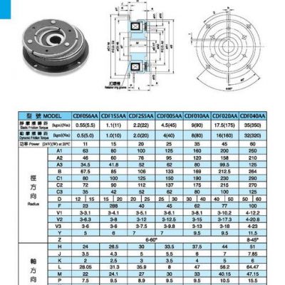 台湾仟岱离合器CDF-广州明协总代理