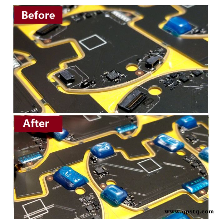 完全替代Dymax20479-B、线路板真空镀膜可剥蓝胶、蓝色UV胶、真空镀膜器件保护UV胶、替代戴马斯UV胶